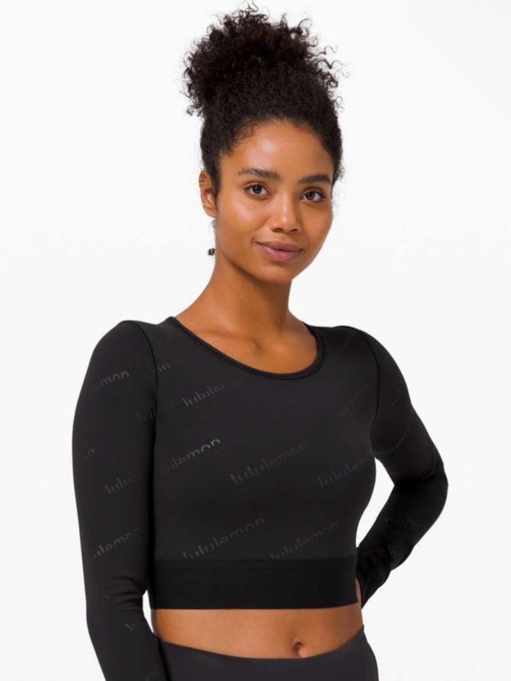 Lululemon Wunder Train Cropped Long Sleeve *Special Edition*
